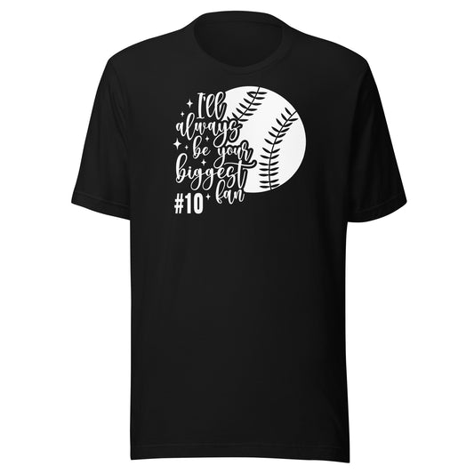 #1 Fan Baseball Tee - Customized