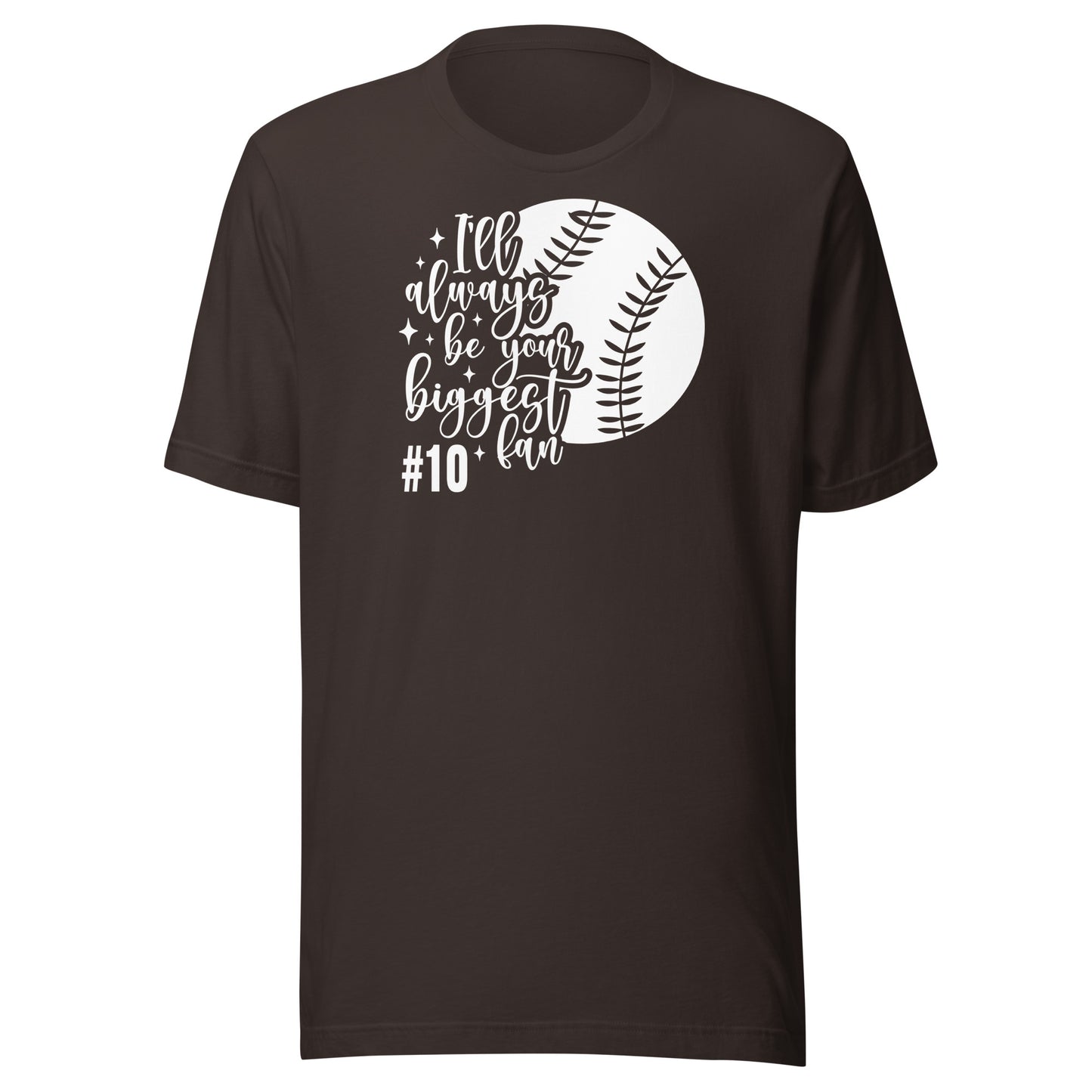 #1 Fan Baseball Tee - Customized